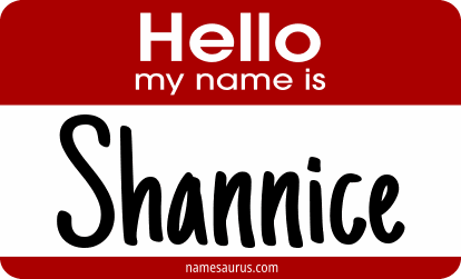 Hello my name is Shannice png download