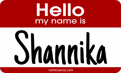 Hello my name is Shannika png download