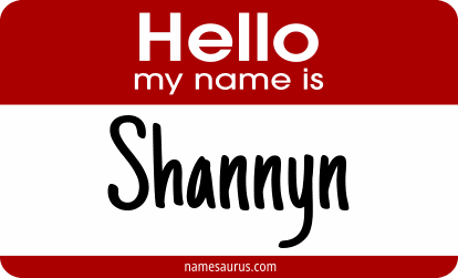 Hello my name is Shannyn png download