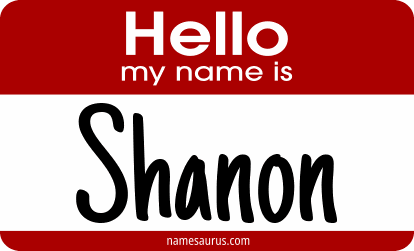 Hello my name is Shanon png download