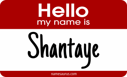 Hello my name is Shantaye png download