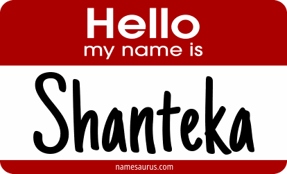 Hello my name is Shanteka png download