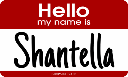 Hello my name is Shantella png download