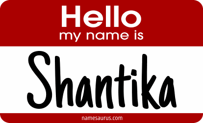 Hello my name is Shantika png download