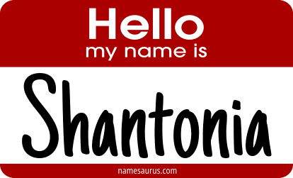 Hello my name is Shantonia png download