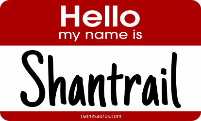 Hello my name is Shantrail png download