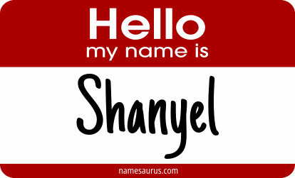 Hello my name is Shanyel png download