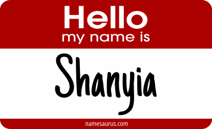 Hello my name is Shanyia png download
