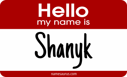 Hello my name is Shanyk png download