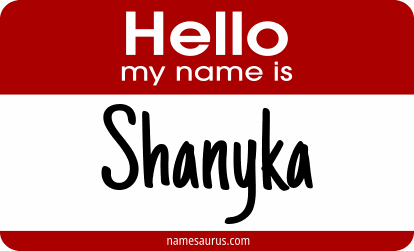 Hello my name is Shanyka png download
