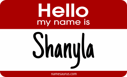 Hello my name is Shanyla png download