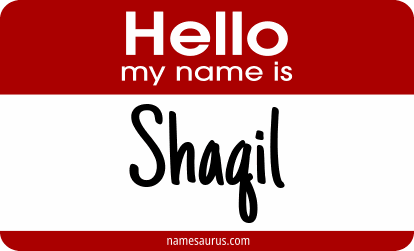 Hello my name is Shaqil png download