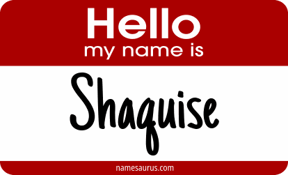 Hello my name is Shaquise png download
