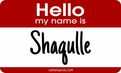 Hello my name is Shaqulle png download