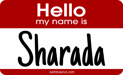 Hello my name is Sharada png download