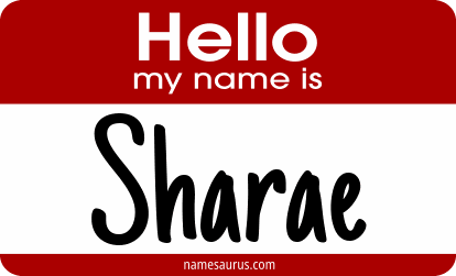 Hello my name is Sharae png download