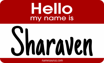 Hello my name is Sharaven png download