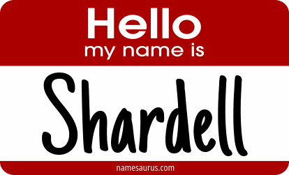 Hello my name is Shardell png download