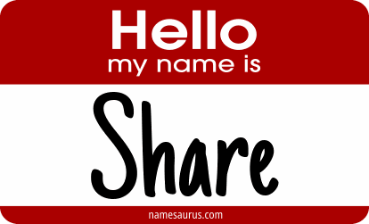 Hello my name is Share png download