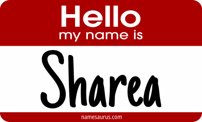 Hello my name is Sharea png download