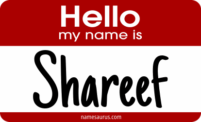 Hello my name is Shareef png download