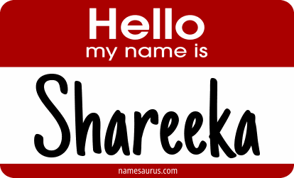 Hello my name is Shareeka png download
