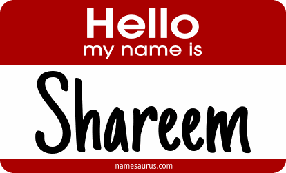 Hello my name is Shareem png download