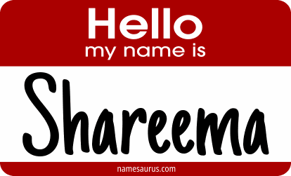 Hello my name is Shareema png download