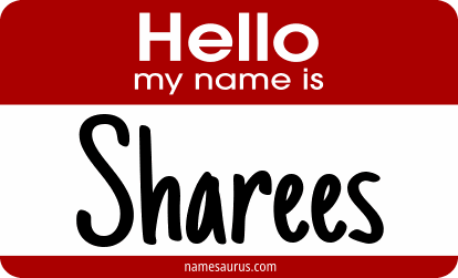 Hello my name is Sharees png download