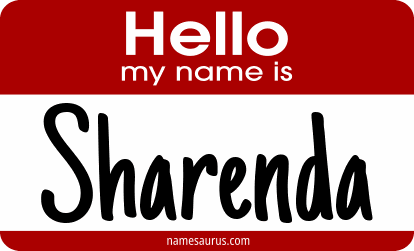 Hello my name is Sharenda png download