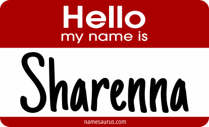 Hello my name is Sharenna png download