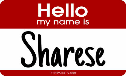 Hello my name is Sharese png download