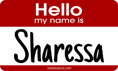 Hello my name is Sharessa png download