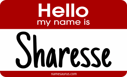 Hello my name is Sharesse png download