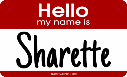 Hello my name is Sharette png download
