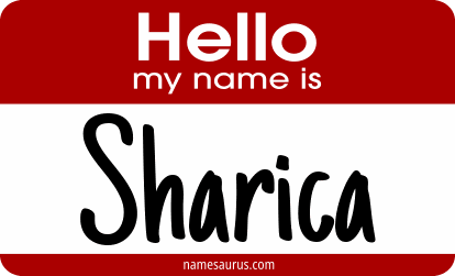 Hello my name is Sharica png download