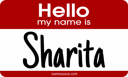 Hello my name is Sharita png download