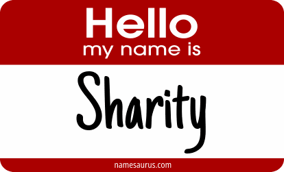 Hello my name is Sharity png download