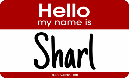 Hello my name is Sharl png download