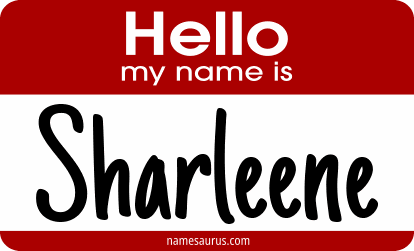 Hello my name is Sharleene png download