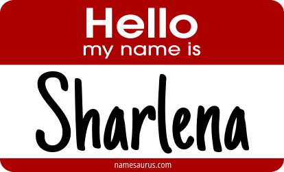 Hello my name is Sharlena png download