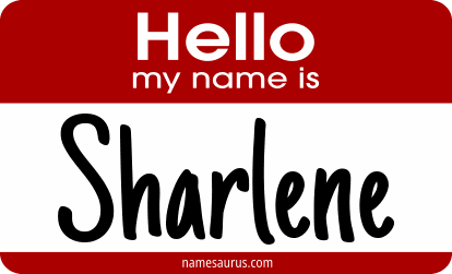 Hello my name is Sharlene png download