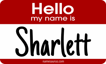 Hello my name is Sharlett png download