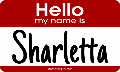 Hello my name is Sharletta png download
