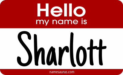 Hello my name is Sharlott png download