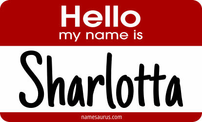 Hello my name is Sharlotta png download