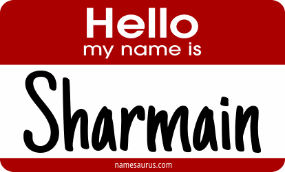 Hello my name is Sharmain png download