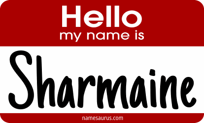 Hello my name is Sharmaine png download