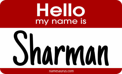 Hello my name is Sharman png download