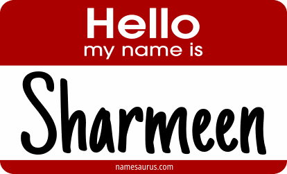 Hello my name is Sharmeen png download